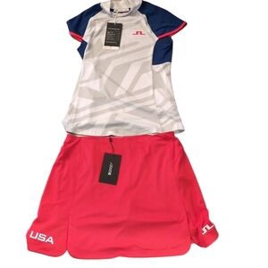 J. Lindenberg USA Golf Skort And Top Size medium